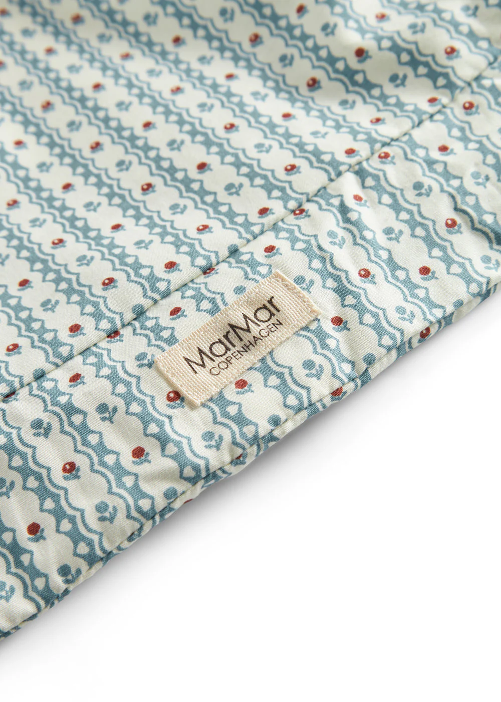 Changing Cushion Cover, Puslepude betræk - Floral Stripe - Image 7