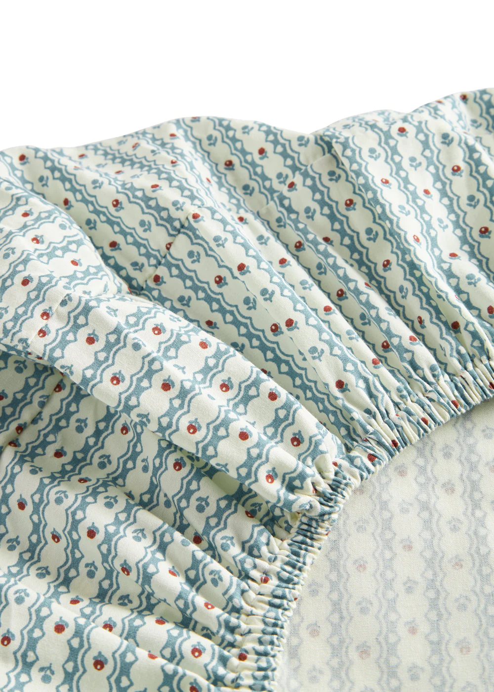 Changing Cushion Cover, Puslepude betræk - Floral Stripe - Image 8