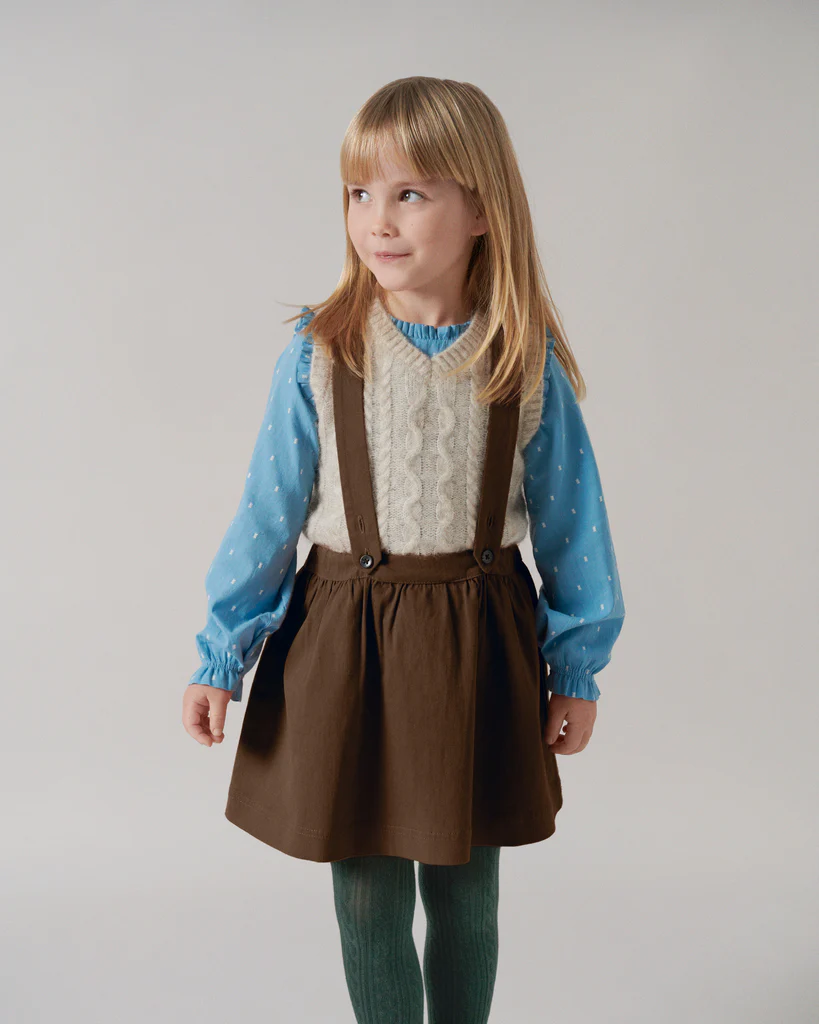 Takaia LS, Bluse - Clear Blue Dobby - Image 5
