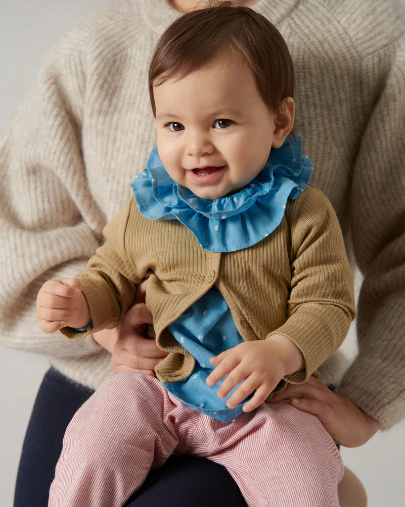 Tonella, Bluse - Clear Blue Dobby - Image 3